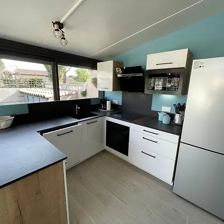 Vila Charmante T3 Climatisee Avec Veranda, Terrasse Et Jardinet - Proche Et Commerces - Fr-1-106-54 Saint-Cyprien (Pyrenees-Orientales)
